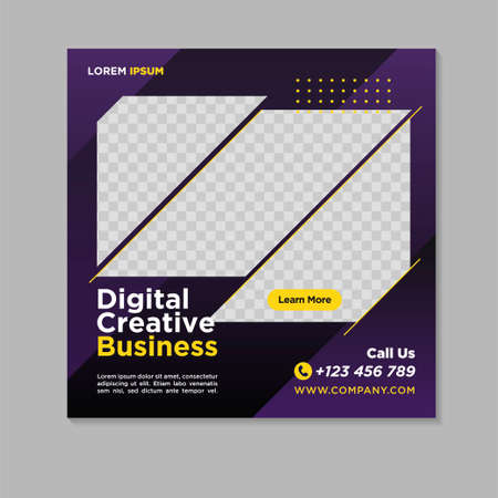 Corporate social media banner templateのイラスト素材