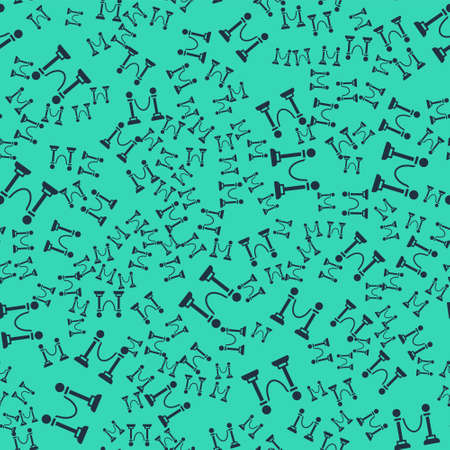 Black Rope barrier icon isolated seamless pattern on green background. VIP event, luxury celebration. Celebrity party entrance. Vectorのイラスト素材