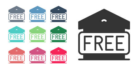 Black Free storage icon isolated on white background. Set icons colorful. Vectorのイラスト素材