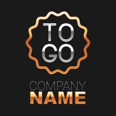 Line Coffee cup to go icon isolated on black background. Colorful outline concept. Vectorのイラスト素材