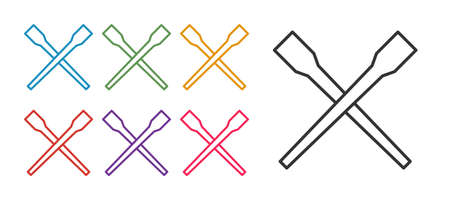 Set line Food chopsticks icon isolated on white background. Wooden Korean sticks for Asian dishes....