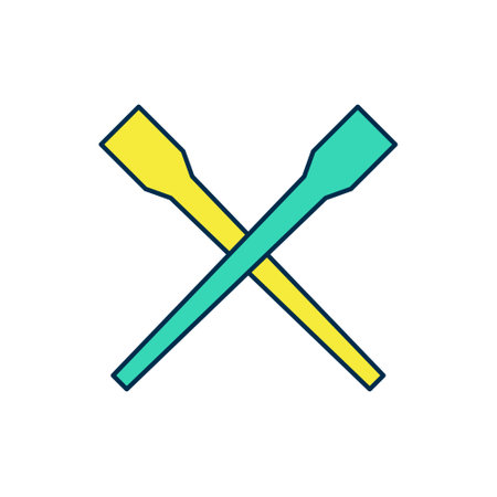 Filled outline Food chopsticks icon isolated on white background. Wooden Korean sticks for Asian...