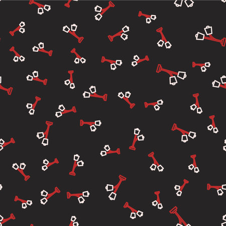 Line Floor lamp icon isolated seamless pattern on black background. Vectorのイラスト素材