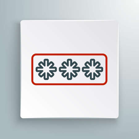 Line Password protection and safety access icon isolated on white background. Security, safety, protection, privacy concept. Colorful outline concept. Vectorのイラスト素材