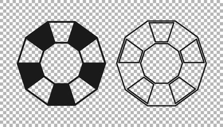 Black Diamond icon isolated on transparent background. Jewelry symbol. Gem stone. Vectorのイラスト素材
