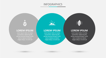Set Magic powder, Burning candle on skull and stone. Business infographic template. Vectorのイラスト素材