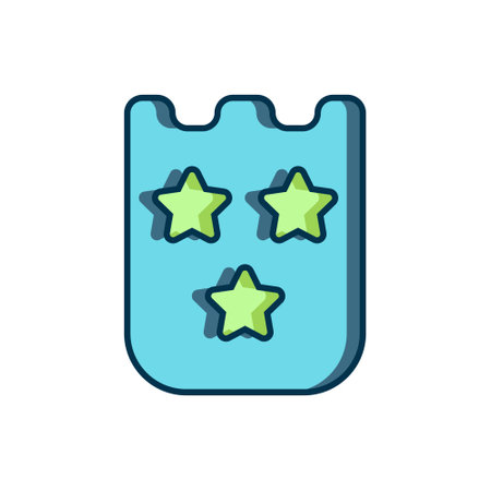 Filled outline Lottery ticket icon isolated on white background. Bingo, lotto, cash prizes. Financial success, prosperity, victory, winnings luck. Flat filled outline style with shadow. Vector.のイラスト素材