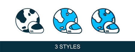 Filled outline Racing helmet icon isolated on white background. Extreme sport. Sport equipment. Vector.のイラスト素材