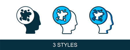 Filled outline Paint spray icon isolated on white background. Vector.のイラスト素材