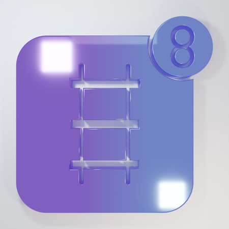 Purple-blue Online ticket booking and buying app interface icon isolated on gray background. E-tickets ordering. Electronic train ticket on screen. Minimalism concept. 3D render illustration.の写真素材