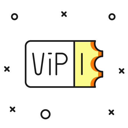 Filled outline Train ticket icon isolated on white background. Travel by railway. Flat filled outline style with shadow. Vector.のイラスト素材