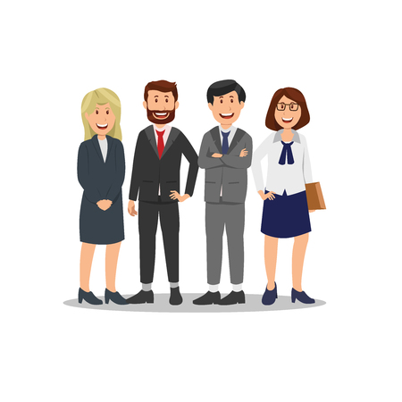Illustration of Business People Set Vector Cartoonのイラスト素材