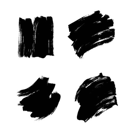 Grunge texture brush vector background strokesのイラスト素材