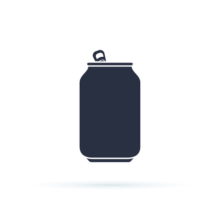 Soda can icon isolated on background. Modern flat pictogram, business, marketing, internet concept. Trendy Simple vector symbol for web site design.のイラスト素材