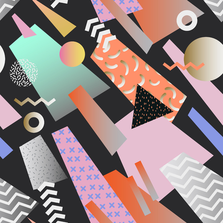 Geometric shape abstract pattern design.のイラスト素材