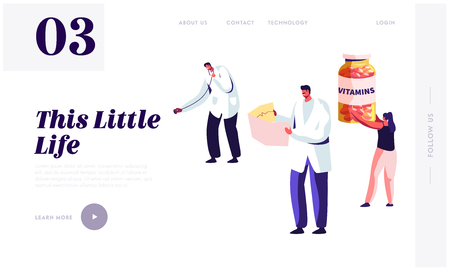 Healthy Lifestyle Health Care Website Landing Page Template