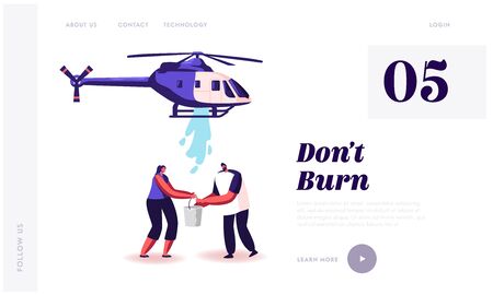 Human Responsibility And Nature Protection Website Landing Page