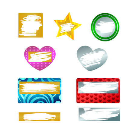 Set of Scratch and Win Game Card Icons Isolated on White Background. Lottery Coupon, Luck or Lose Chance Graphic Elementのイラスト素材
