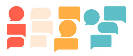Speech Bubbles Set, Versatile And Modern Icons, Perfect For Graphic Design And Social Media Content,...