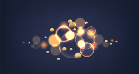 Mesmerizing Burst Of Golden Light With Swirling Sparks. Luminous Shine, Futuristic Flair, Creating A Magical Spectacleのイラスト素材