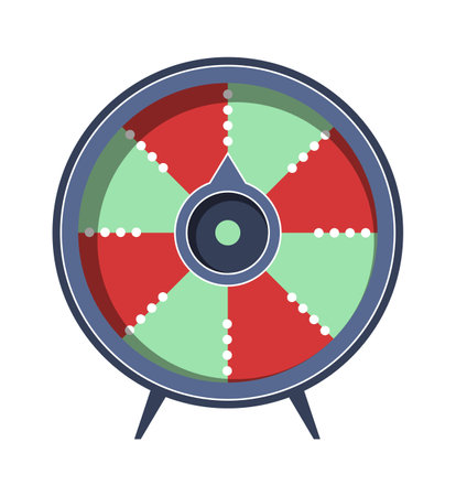 Success game roulette wheel vector illustrationのイラスト素材
