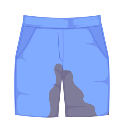 Dirty unwashed shirts vector illustrationのイラスト素材