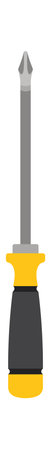 Crosshead screwdriver handtool vector illustrationのイラスト素材