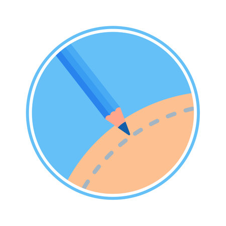 Design phase hair transplantation stepのイラスト素材