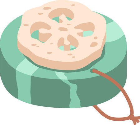 Soap organic cosmetics care productのイラスト素材