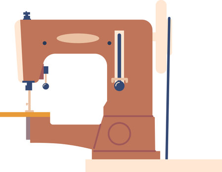 Modern sewing machine vector illustrationのイラスト素材