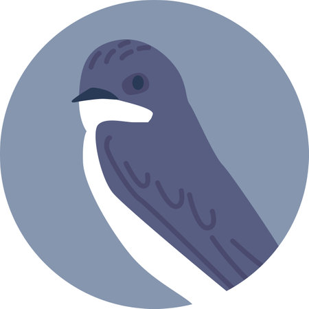 Wild forest bird vector illustrationのイラスト素材