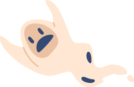 Scary cartoon halloween ghost vector illustrationのイラスト素材