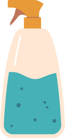 Water sprayer bottle vector illustrationのイラスト素材
