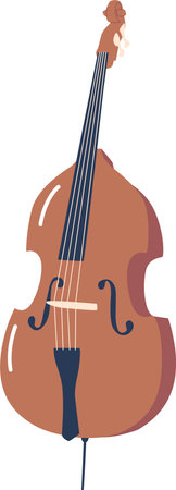Violin string music instrument vector illustrationのイラスト素材