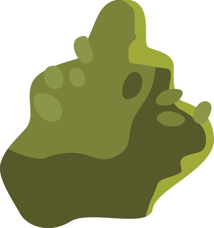 Forest green plant vector illustrationのイラスト素材