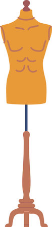 Mannequin dummy for tailoring vector illustrationのイラスト素材