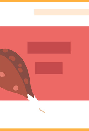 Meat sachet pet food vector illustrationのイラスト素材