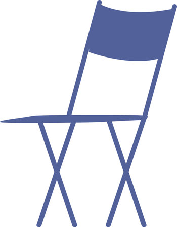 Comfortable chair for winter fishingのイラスト素材