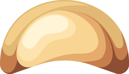 Dough dumpling food vector illustrationのイラスト素材
