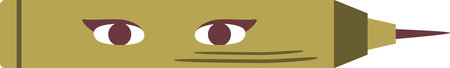 Eyeliner makeup cosmetics vector illustrationのイラスト素材