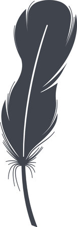 Fluffy plumelet design vector illustrationのイラスト素材