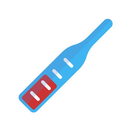 Thermometer medical on white background.のイラスト素材