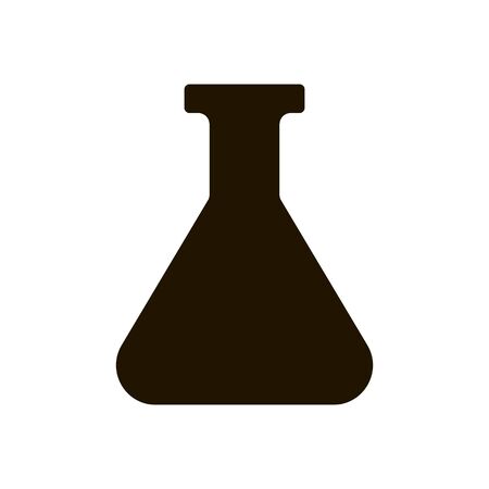 Laboratory flask icon on white background. EPS 10.のイラスト素材