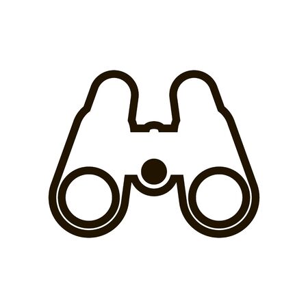 Binoculars icon on white background. EPS 10.のイラスト素材
