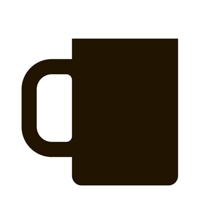 Cup icon on white background. Vector illustration EPS 10.のイラスト素材