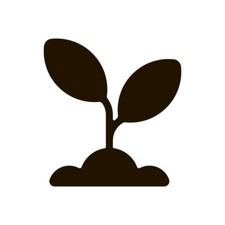 Sprout icon on white background. EPS 10.のイラスト素材