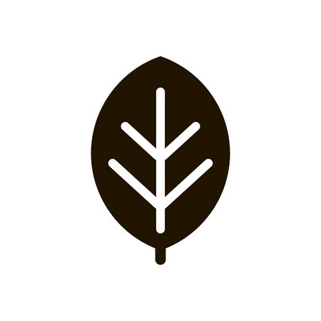Tree leaf icon in trendy flat style isolated. Illustrationのイラスト素材