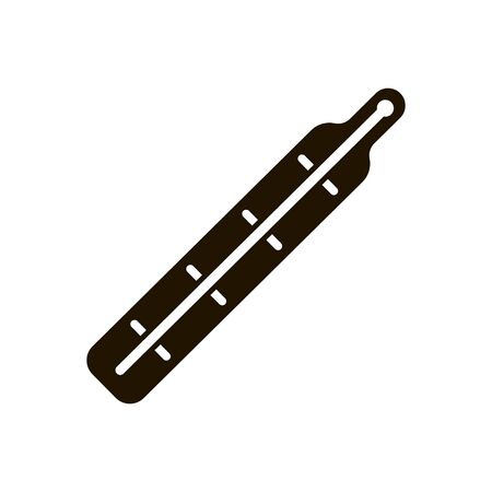 Temperature meter icon in trendy flat style isolated on white background. Eps 10.のイラスト素材
