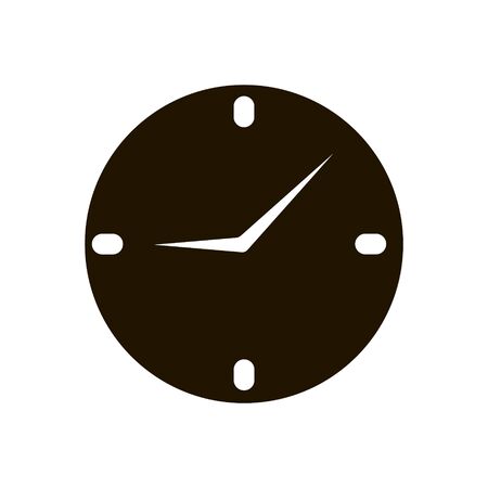Clock icon in trendy flat style isolated. Illustration eps 10.のイラスト素材