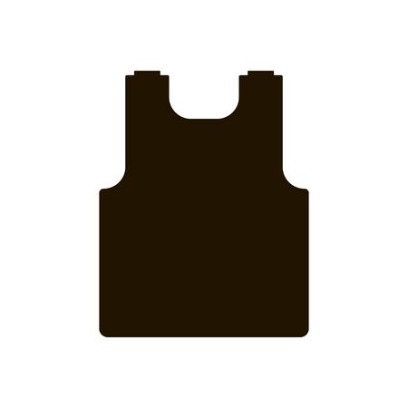 Body armor Icon on white background. Trendy flat style for graphic design, web-site.のイラスト素材